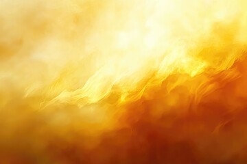 Poster - Abstract Golden and Orange Swirling Texture