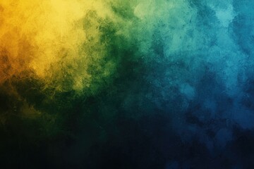 Poster - Abstract Gradient Background with Yellow, Green, and Blue Hues