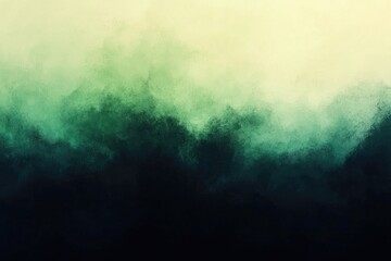 Wall Mural - Abstract Green and Black Gradient Background