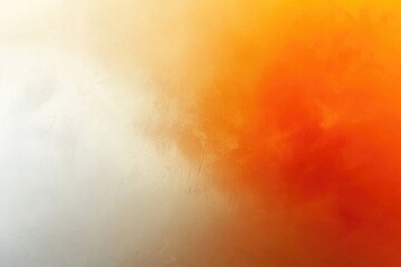 Poster - Abstract Orange and White Gradient Texture