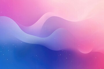 Poster - Abstract Pink and Blue Gradient Background with White Spots