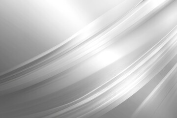 Poster - Abstract White and Grey Swirling Lines Background