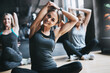 © ReeseBuyout3/peopleimages.com - Stretching, fitness and portrait of women in gym for exercise, training and warm up for mobility. Sports, friends and people for wellness, health and flexibility for performance and muscle strength