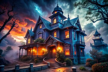 Wall Mural - haunted house atmosphere immersion