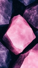 Wall Mural - A deep space gradient background fading from dark blue to rich purple with subtle starlike speckles evoking the vastness of outer space and a sense of mystery