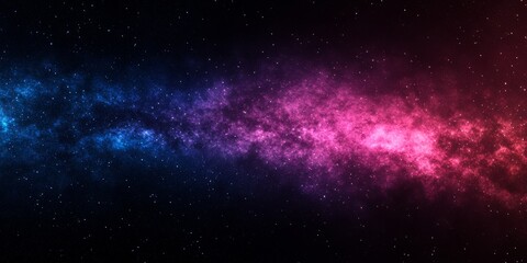 Wall Mural - A deep space gradient background fading from dark blue to rich purple with subtle starlike speckles evoking the vastness of outer space and a sense of mystery