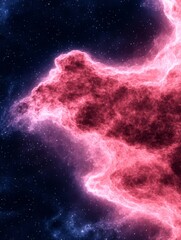 Wall Mural - A deep space gradient background fading from dark blue to rich purple with subtle starlike speckles evoking the vastness of outer space and a sense of mystery