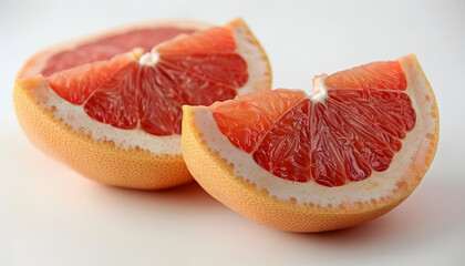 Wall Mural - Freshness and sweetness of ripe grapefruit, a healthy summer snack generated