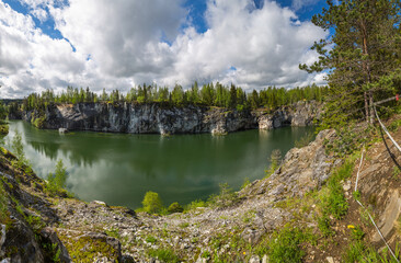 Wall Mural - Ruskeala Marble Canyon