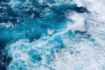 Wall Mural - waves as background. huge ocean waves near the coast. nature. background and wallpaper in nature. wa