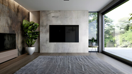 Poster - modern house interior