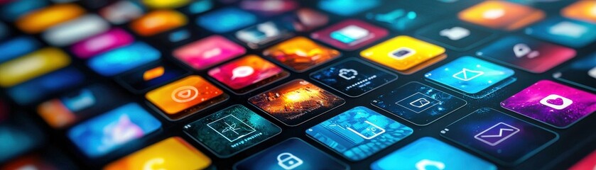 close-up of mobile app interface design on a tablet, responsive design concept, user experience (ux)