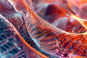 Poster - A detailed view of an artistic creation, ideal for showcasing intricate designs and textures