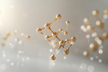 Poster - Close up view of a bunch of bubbles, suitable for use in scientific or educational contexts