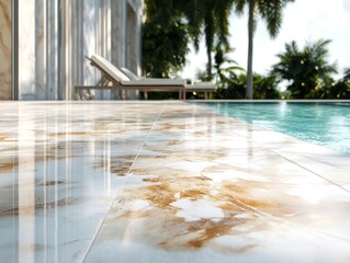 Wall Mural - Luxury Poolside Terrace