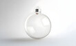 © Prasanth - Blank glass christmas ball for tree mock up, isolated