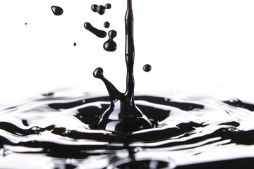 Poster - A detailed view of a single droplet of liquid