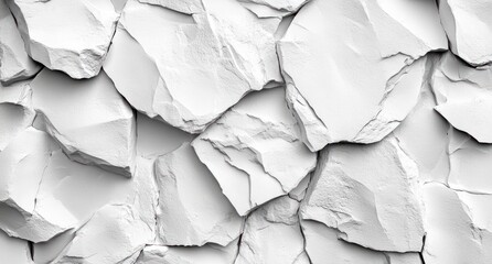 Abstract White Stone Wall Texture