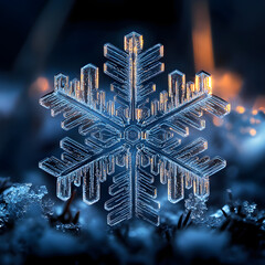 Wall Mural - snowflake