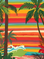 Wall Mural - Tropical Paradise