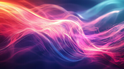 Wall Mural - vibrant energy waves abstract background
