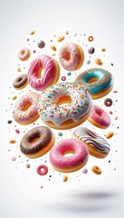 Wall Mural - Donuts