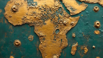 Poster - Comprehensive Map of the African Continent Showcasing the Spread and Distribution Patterns of the Monkeypox Virus Outbreak with Ample Copy Space for Overlaying Relevant Data Information and Insights