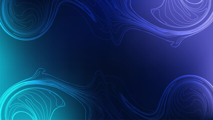 Gradient purple and blue dark with abstract shape. Modern and futuristic technology concept. Vector background