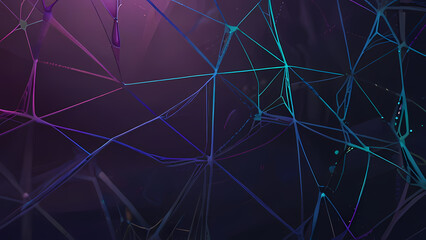 abstract spider web background with chaotic, overlapping strands that form geometric patterns