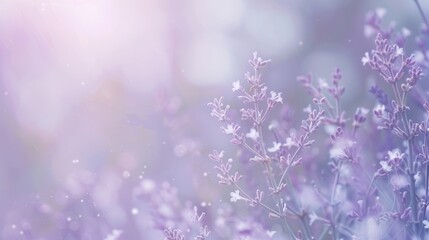 Wall Mural - Soft Light on Blooming Flowers