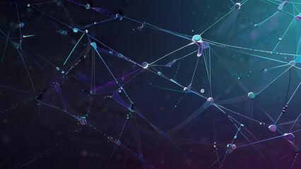 abstract spider web background with chaotic, overlapping strands that form geometric patterns