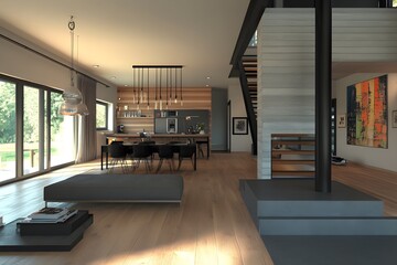 Poster - Modern Minimalist Interior Design