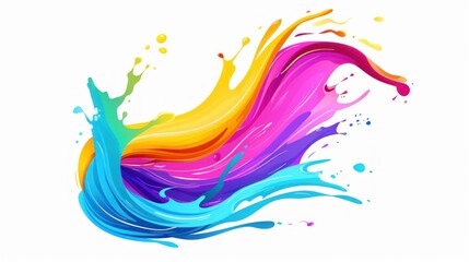 Naklejka na meble Abstract Splash of Colors