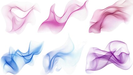 Poster - A series of colorful, wavy lines that appear to be a type of abstract art