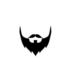 Wall Mural - beard and mustache icon