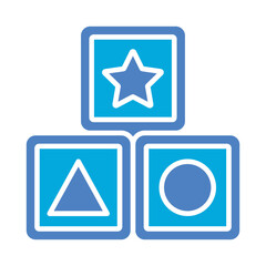 Sticker - Blocks Icon