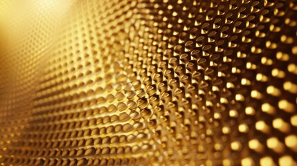 Golden-textured plastic plate background