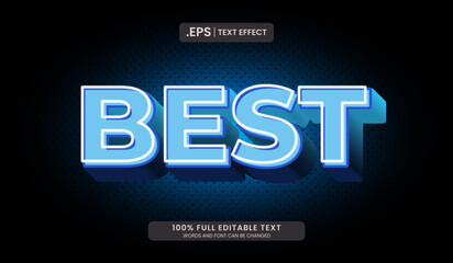 Wall Mural - best editable text effect
