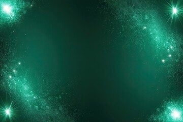 Shimmering Emerald Green Gradient Background with Light and Texture Effects