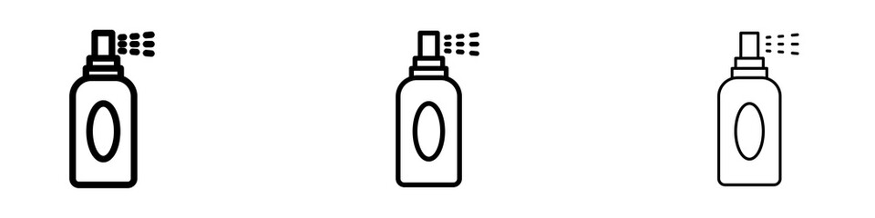 Wall Mural - Deodorant liner icon vector set.