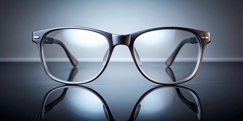 Clear vision through glasses with reflective lenses, vision, clarity, eyewear, glasses, optical, perception, sight, focus, lenses