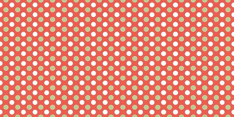 Poster - Seamless polka dot pattern background, dots, circles, repetition, seamless, geometric, design, texture, background, wallpaper