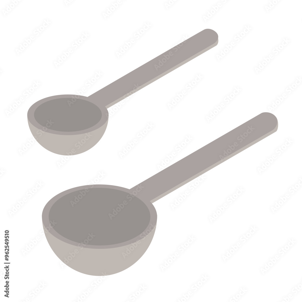 計量スプーン Stock Vector | Adobe Stock, image size:1000x1000