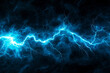 © Rangga Bimantara - A vibrant blue lightning bolt illuminates a dark background, creating a striking visual effect.