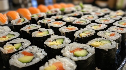 Delectable Sushi Masterpiece: A Culinary Delight