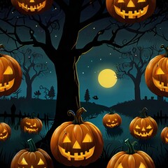 halloween pumpkin background