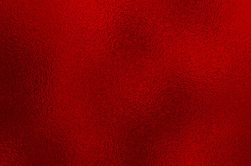 Wall Mural - 
Red foil paper decorative texture background for artwork. red glass background. red Textured surface of colored plastic, abstract background. Foil texture background glass effect 