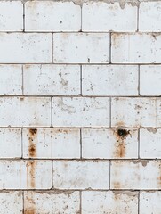 Sticker - Rusty White Brick Wall