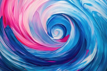 Poster - Swirling colors abstract