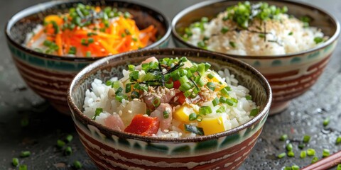 Wall Mural - Delicious Mixed Rice with Traditional Flavorings